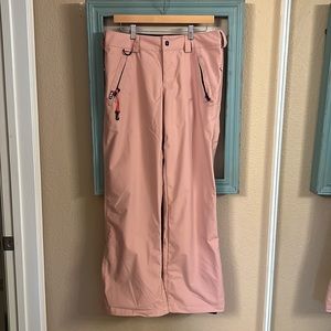 Womens Volcom Pink Snowboard Ski Pants S